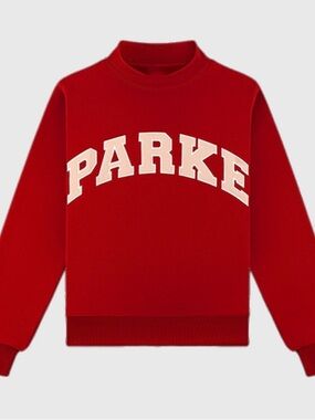 Red 'PARKE' Cowl Neck Sweater - Unbranded